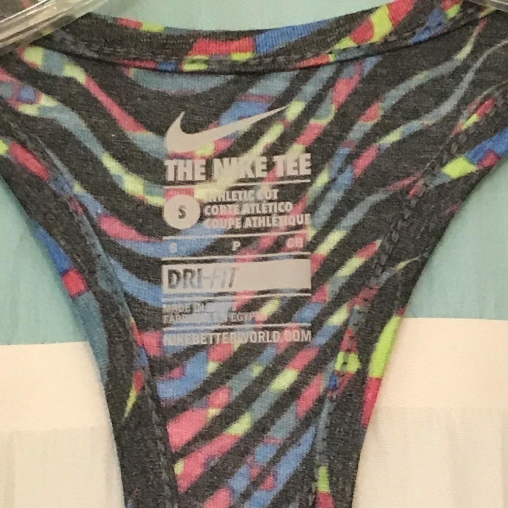 Nike Tank Top Marbled Design Size Small - Picture 2 of 6